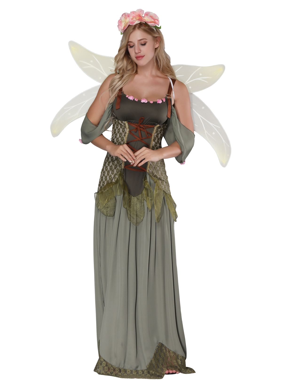 F1824 Forest Princess Costume Adult Halloween Fairy Costume